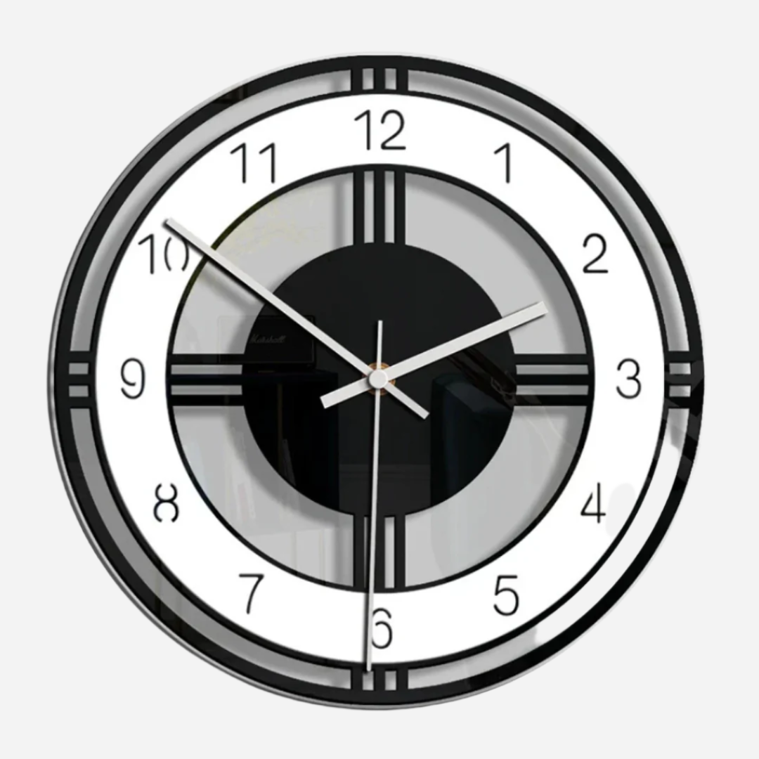 Chic and Whisper-Quiet Wall Clock for Contemporary Living Spaces